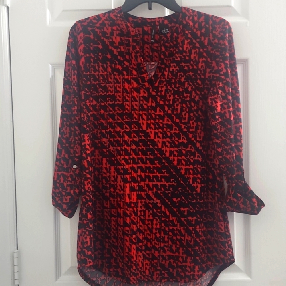 Womens red blouse